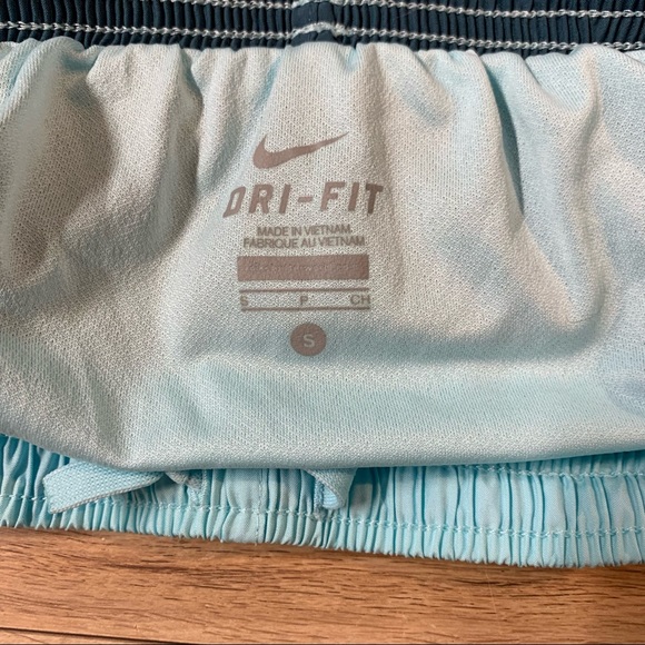 Nike Dri-Fit Shorts Teal Blue Briefs Underwear - Picture 7 of 9